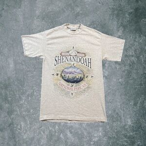 Vintage Signal Shenandoah National Park Virginia Nature Graphic Print Shirt Sm